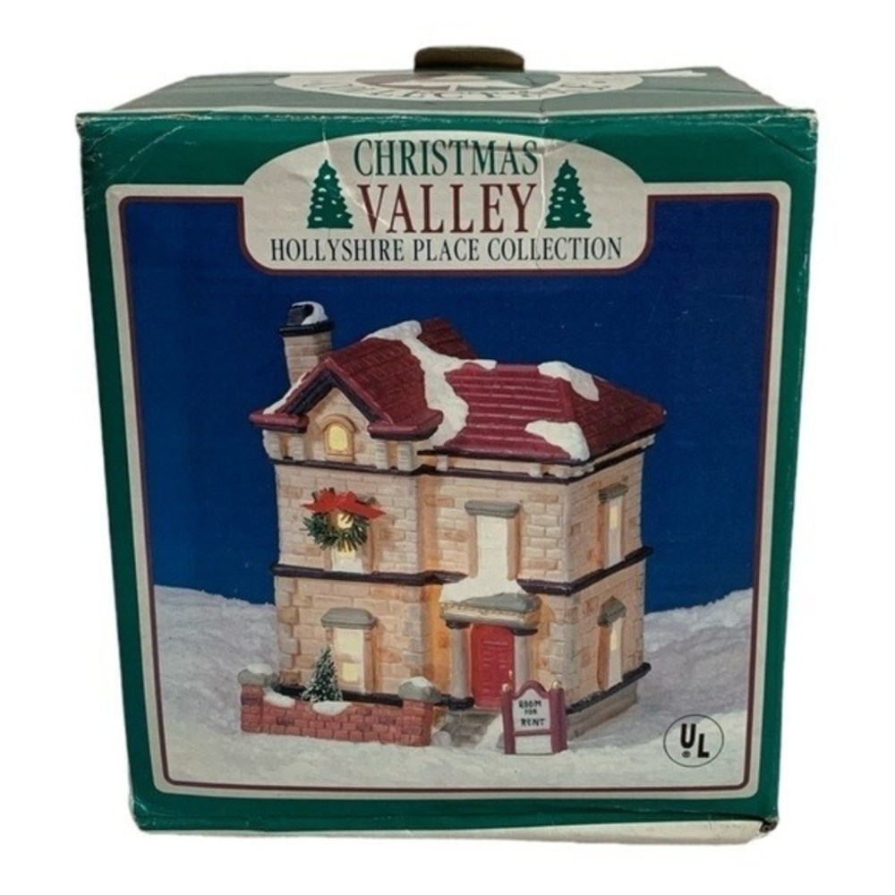 Vintage 1992 Christmas Santa Village House Porcelain Hand Painted Collectors - Picture 7 of 8